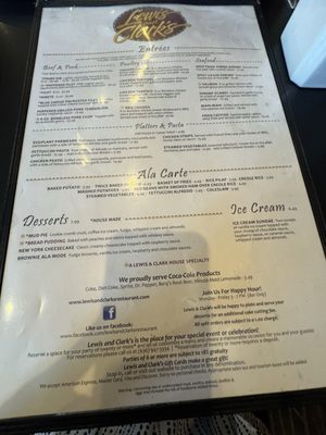 Menu photo 1 Lewis and Clark's St Charles, MO Menu photo 1 Lewis and Clark's St Charles, MO
