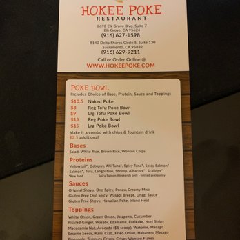 Hokee Poke - Menu - Seafood Near Me - Elk Grove, California Hokee Poke - Menu - Seafood Near Me - Elk Grove, California