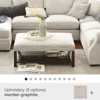 Arhaus - This is the rectangular ottoman I originally wanted - Furniture Stores Near Me - Columbus, Ohio