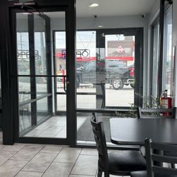 Small Dining area but clean and nice.