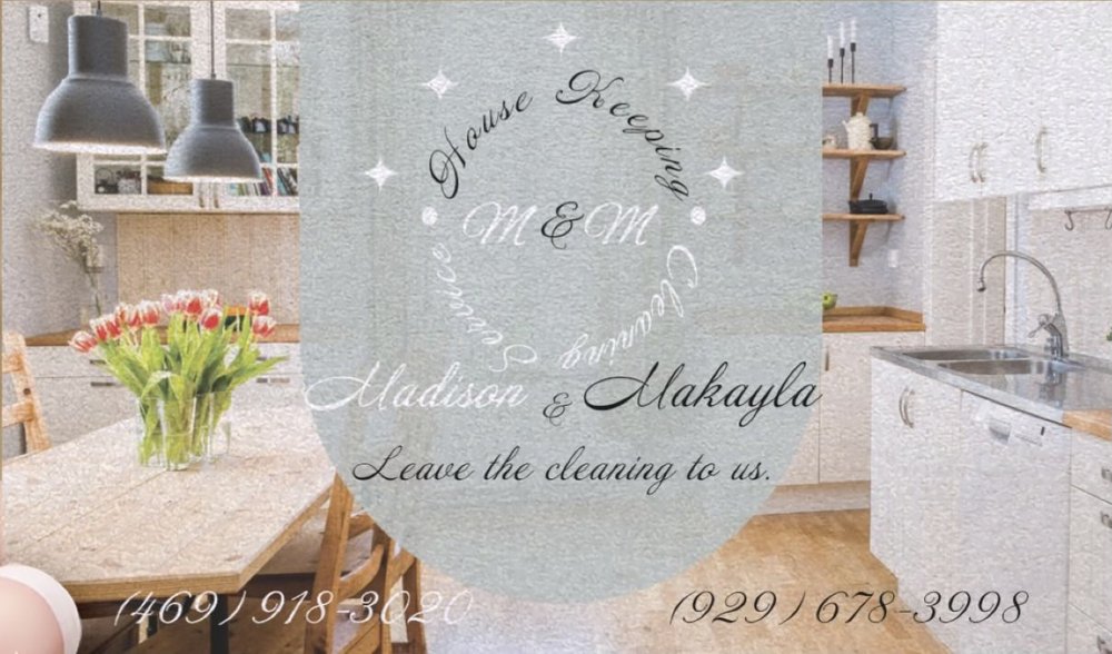 M&M HOUSE KEEPING CLEANING SERVICE Updated October 2024 Request a