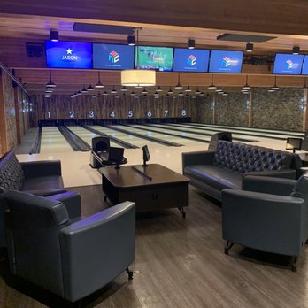 Lane 25 - Leather seating and upscale lanes. - Burgers Near Me - Eugene, Oregon