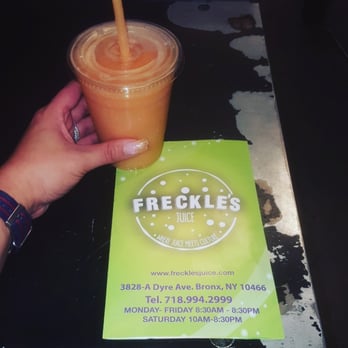Freckle's Juice - Belize It! smoothie - Juice Bars & Smoothies Near Me - East Bronx, New York Freckle's Juice - Belize It! smoothie - Juice Bars & Smoothies Near Me - East Bronx, New York