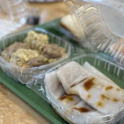 Dim Sum Station - Beef rice noodle roll, Pork & shrimp siumai