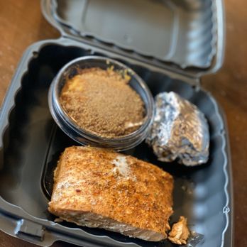 Mission BBQ - Salmon and Yams - Barbeque Near Me - Laurel, Maryland