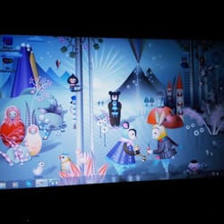 Best Buy - Thanks to my brother and sister in law (and my niece, Ayven) for my laptop.  Time to trash the screensaver, tho