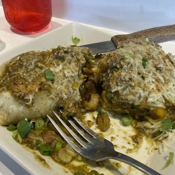 The Pan - The Chili Verde Burrito - Pizza Near Me - Long Beach, California The Pan - The Chili Verde Burrito - Pizza Near Me - Long Beach, California