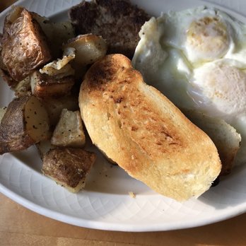 Café Bodega - Basic breakfast (2 eggs, sausage, potatoes, and toast) - American Near Me - Marquette, Michigan Café Bodega - Basic breakfast (2 eggs, sausage, potatoes, and toast) - American Near Me - Marquette, Michigan