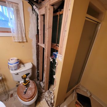 G4 Home Services HVAC-Plumbing - Once we remove a part of the wall found mold behind the wall wall was replaced - Plumbing Near Me G4 Home Services HVAC-Plumbing - Once we remove a part of the wall found mold behind the wall wall was replaced - Plumbing Near Me