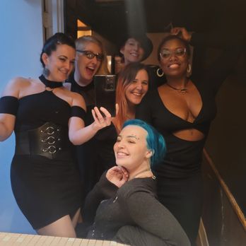 The Roguelike Tavern - Girls night out bathroom selfie - Cocktail Bars Near Me - Burbank, California The Roguelike Tavern - Girls night out bathroom selfie - Cocktail Bars Near Me - Burbank, California