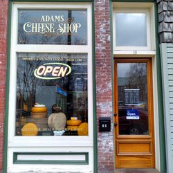 Adams Cheese Shop - Exterior of the cheese shop, located at 19 Main Street in Adams, between Gram's and Belloff's.