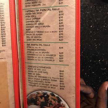 AKI Sushi - Menu in pesos - Sushi Bars Near Me - Tijuana, BCN