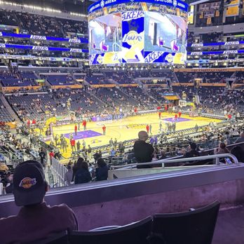 Crypto Arena - Our view from where we were sitting. Great view and could see the whole game. - Stadiums & Arenas Near Me - Los Angeles, California