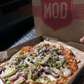 MOD Pizza - A little sloppy but it was delicious! - Fast Food Near Me - Tracy, California