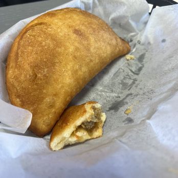 Arepa Mania - Beef and cheese Empanada De Carne Mechada - Venezuelan Near Me - New Rochelle, New York