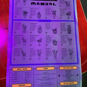 Chopper - Crazy big menu! - Tiki Bars Near Me - Nashville, Tennessee