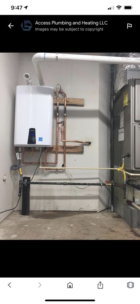 Slide of Access plumbing and heating