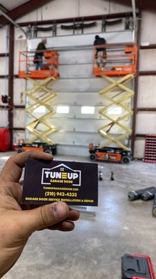 Tune up garage door