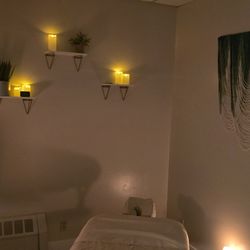Fairbanks Massage & Bodywork - Our warm and cozy massage room.