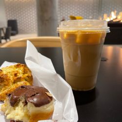 FRGMNT Coffee - Donut and almond milk latte