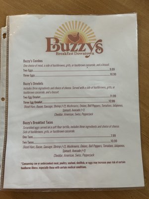Menu photo 5 Buzzy's Breakfast Downtown Ocean Springs, MS Menu photo 5 Buzzy's Breakfast Downtown Ocean Springs, MS