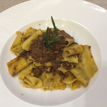 Ambrosia - pasta with wild boar - Tuscan Near Me - Cortona, Arkansas