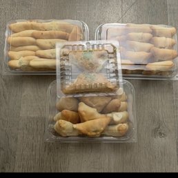 Fatayer (here is meat pack, spinach pack and cheese pack) & Baklava Fatayer (here is meat pack, spinach pack and cheese pack) & Baklava