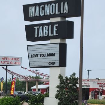 Magnolia Table - The sign out front - Breakfast & Brunch Near Me - Waco, Texas