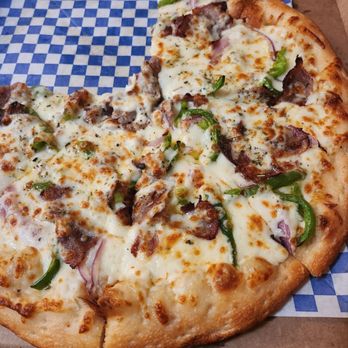 Gridiron Pizza - Philly Cheese Steak Pizza - Pizza Near Me - Helendale, California