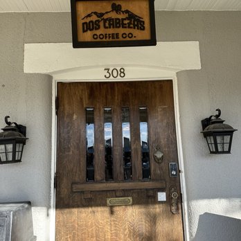 Dos Cabezas Coffee - Door, pull don't twist knob - Coffee & Tea Near Me - Willcox, Arizona