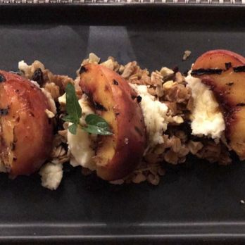 D. Burnham's - Char grilled Georgia peaches with housemade marscapone and granola - Lounges Near Me - Cincinnati, Ohio