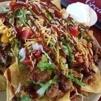 Scoops - Pulled pork nachos! - Ice Cream & Frozen Yogurt Near Me - Coleman, Michigan