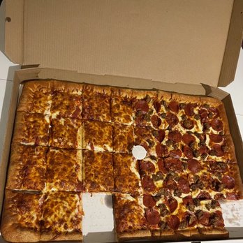 Angelos Pizza - Party sized Half Cheese half Pepperoni & Sausage. YUM! - Italian Near Me - Enfield, Connecticut Angelos Pizza - Party sized Half Cheese half Pepperoni & Sausage. YUM! - Italian Near Me - Enfield, Connecticut