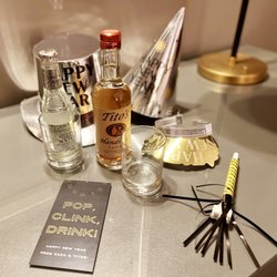 Hotel ZaZa Houston Memorial City - ZaZa New Years Celebration welcome package.