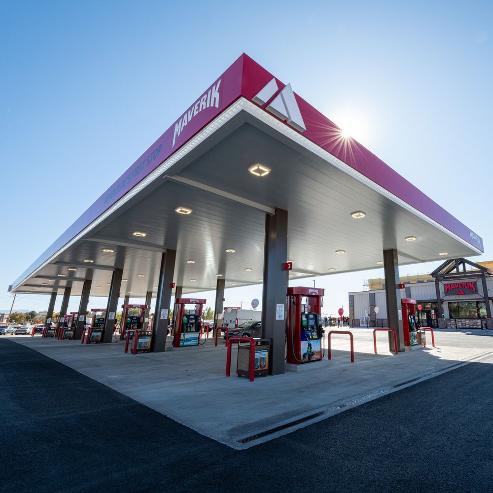 Maverik Adventure's First Stop Logo