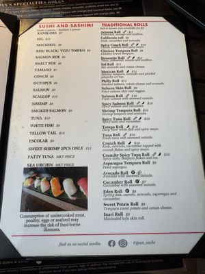 Menu photo 2 Jpan Sushi & Grill Sarasota, FL Menu photo 2 Jpan Sushi & Grill Sarasota, FL