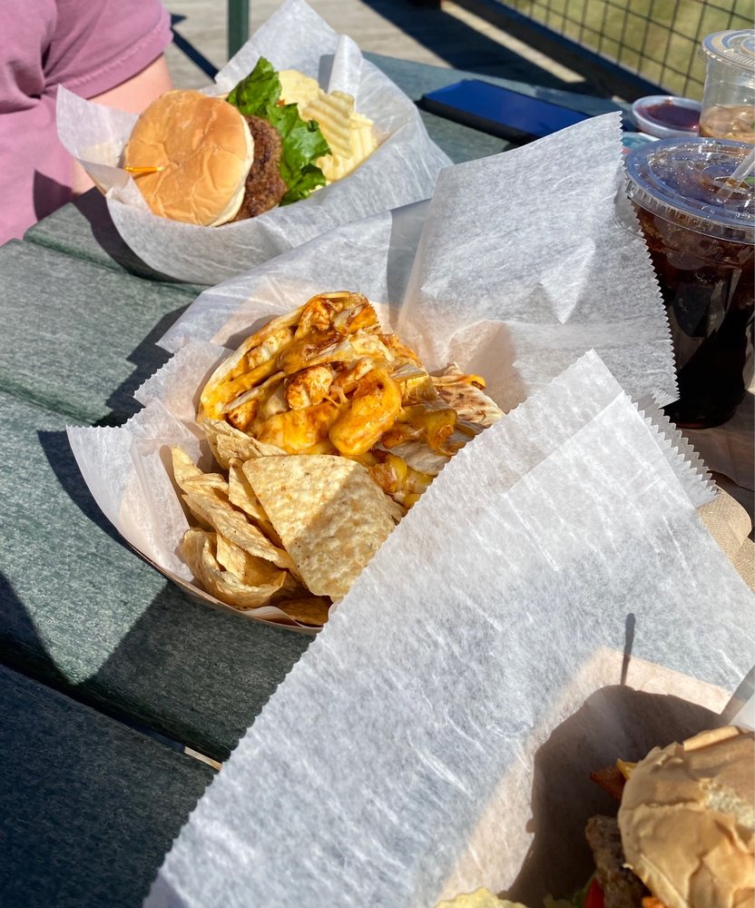 Food from Caddyshack Cafe