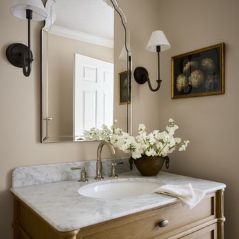 Proper House Design - A Powder Room Renovation From Our Royersford Whole-Home Renovation - Interior Design Near Me Proper House Design - A Powder Room Renovation From Our Royersford Whole-Home Renovation - Interior Design Near Me