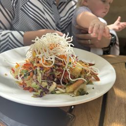 Chopped Asian salad. Looked amazing and my friend said she really enjoyed it Chopped Asian salad. Looked amazing and my friend said she really enjoyed it