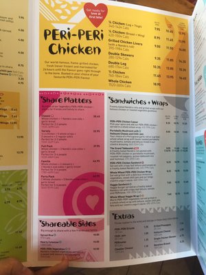 Menu photo 4 Nando's Peri-Peri Calgary, AB