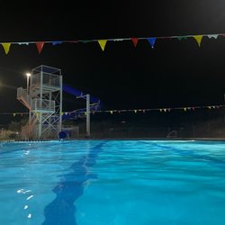 Camp Verde Heritage Pool - Pool at night