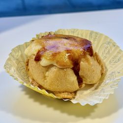 Beard Papa's - Crème Brûlée - filled with vanilla custard and topped with a crunchy, caramelized-sugar top