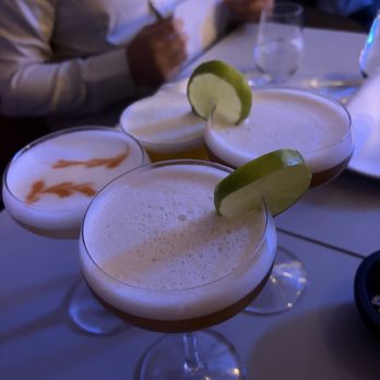 Celeste - pisco sour tamarindo sour maracuya sour - Peruvian Near Me - Somerville, Massachusetts