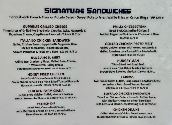 Menu photo 3 Blue Angel Diner Plainview, NY