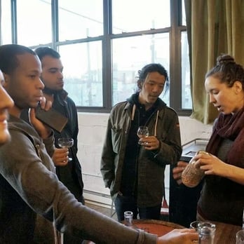 Van Brunt Stillhouse - Learning about which grains each liquor is made from - Distilleries Near Me - Brooklyn, New York
