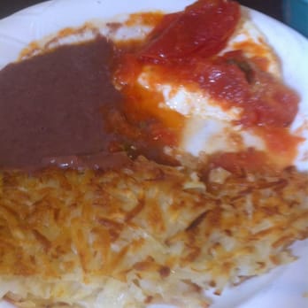 Red Cafe - Soggy gross hashbrowns, water soup beans and canned tomatoes over eggs. Couldn't use a fork, needed a straw. Horrible. - Diners Near Me - San Francisco, California Red Cafe - Soggy gross hashbrowns, water soup beans and canned tomatoes over eggs. Couldn't use a fork, needed a straw. Horrible. - Diners Near Me - San Francisco, California