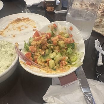 Sheeba Restaurant- Canton - Salad with really good dressing - Mediterranean Near Me - Canton, Michigan