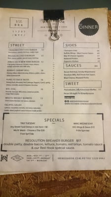 Menu photo 6 Red Hook Brisbane, QLD