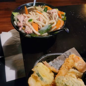Happy Bento - UDON , COMES WITH VEGGIE TEMPURA - Sushi Bars Near Me - Puyallup, Washington Happy Bento - UDON , COMES WITH VEGGIE TEMPURA - Sushi Bars Near Me - Puyallup, Washington