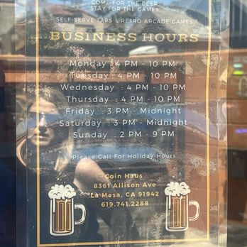 Coin Haus - Arcades Near Me - La Mesa, California